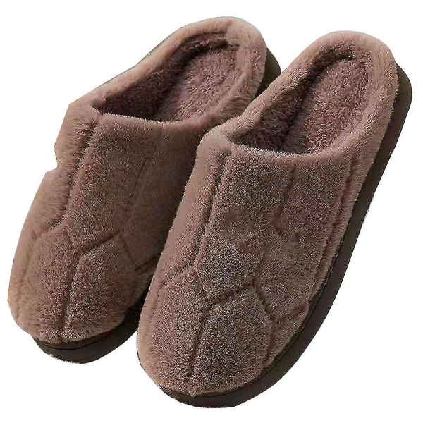 Mjuka, bekväma, halkfria, varma memory foam-tofflor för hemmet.