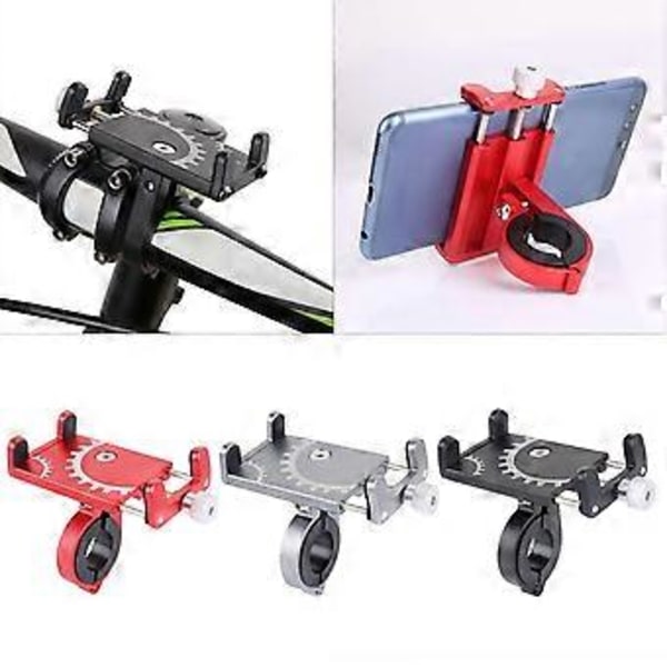 Navigointiteline Maastopyörän puhelinteline Polkupyörän puhelinteline iPhone-laitteille Punainen Red