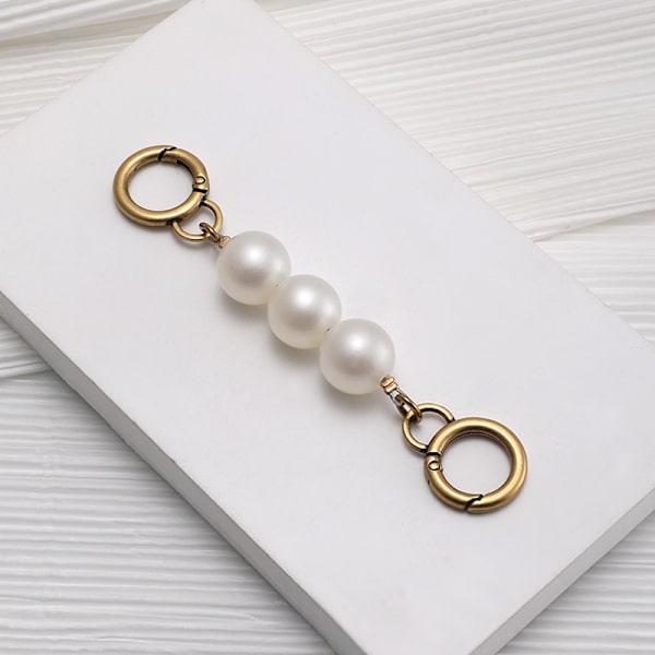 2 st Imitation Pearl Chain Strap Extender Pearl Bag Chain Str