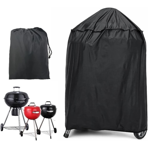 Kettle BBQ Cover Rund Grillbetræk Vandtæt Heavy Duty BBQ