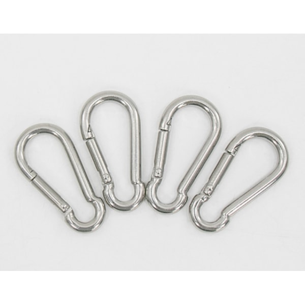 6-pack rostfria fjäderhakar - 304 rostfritt stål