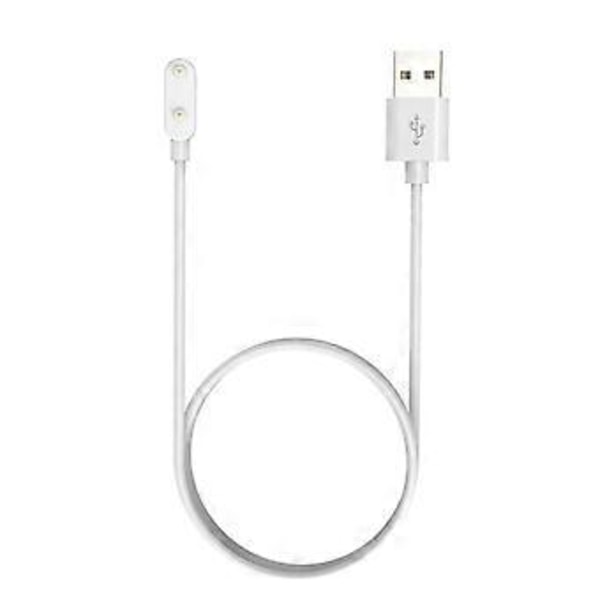 Praktisk USB-laddningskabel Magnetisk anslutningssladd Enkel och effektiv laddningskabel 100 cm längd för Watch Band9 Vit White