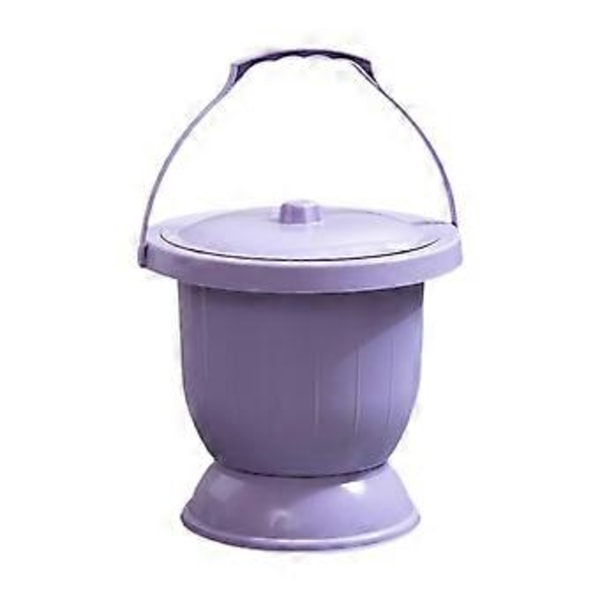 Nattkärl Spottkopp med Lock Förtjockad Urinflaska Natturinal Portabel Spottkopp Urinalkruka för Camping Barn Vuxna (Lila L) Purple L