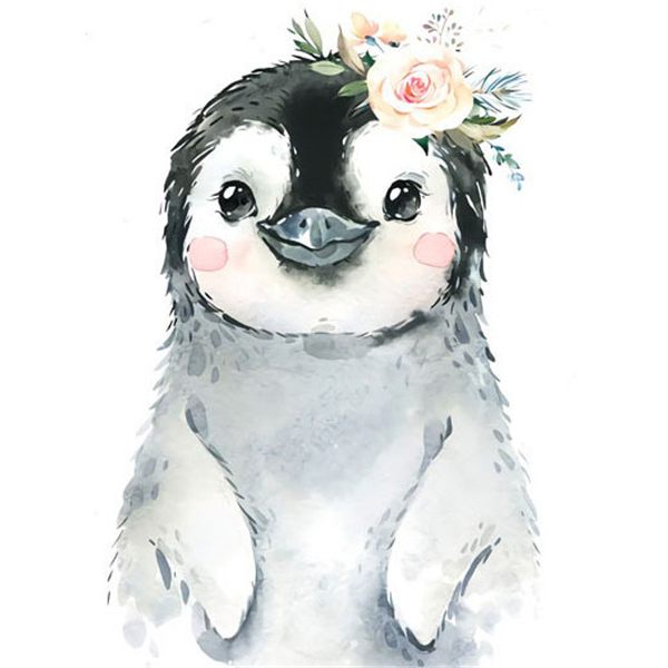 30x40cm 5D DIY timanttimaalaus täydellinen,Animaux de Dessins Animés#L,