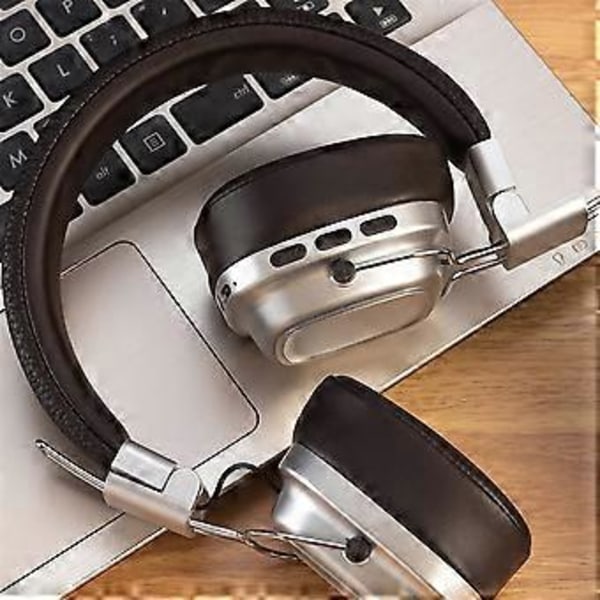Retro Kuulokkeet Bluetooth Kuulokkeet Langattomat Opiskelijoille Musta