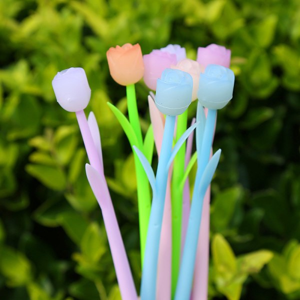 Färgförändrande blompluggor - 12-pack kreativa gelbläckpennor