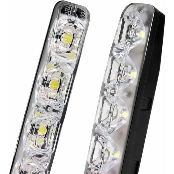 2 stk 6 LED-lys for kjøring på dagtid