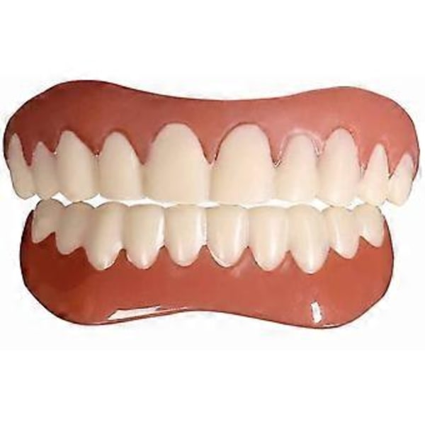 PIAO Kunstige Tenner Proteser Midlertidig Rask Tannprotese Topp Perfekt Smil Fasader, Reparer Tannen Raskt, Få Deg til å Smile Selvsikkert