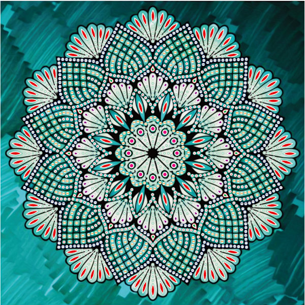 30x40cm 5D DIY timanttimaalaus täydellinen, boheemi kokoelma #F, DIY timantti-timantti