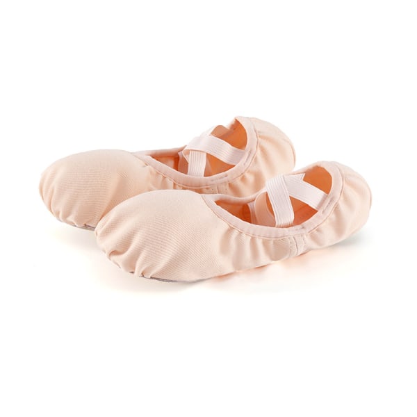 Demi Pointe ballett slippers rosa og svart dansesko for barn,