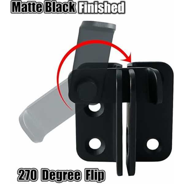 (Pakke med 2) Flip Latch Gate Latches Slide Bolt Latch Safety Door