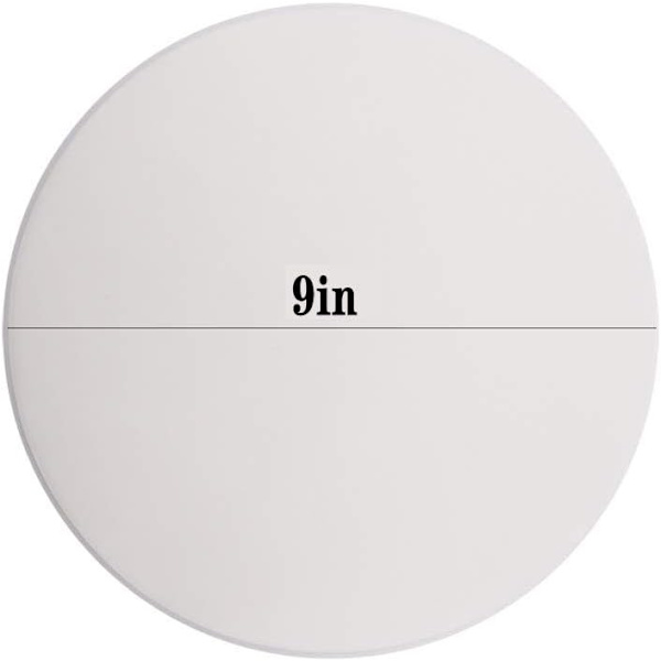 100 stk. Non-Stick papir, 9\" runde Non-stick papir bageplader T