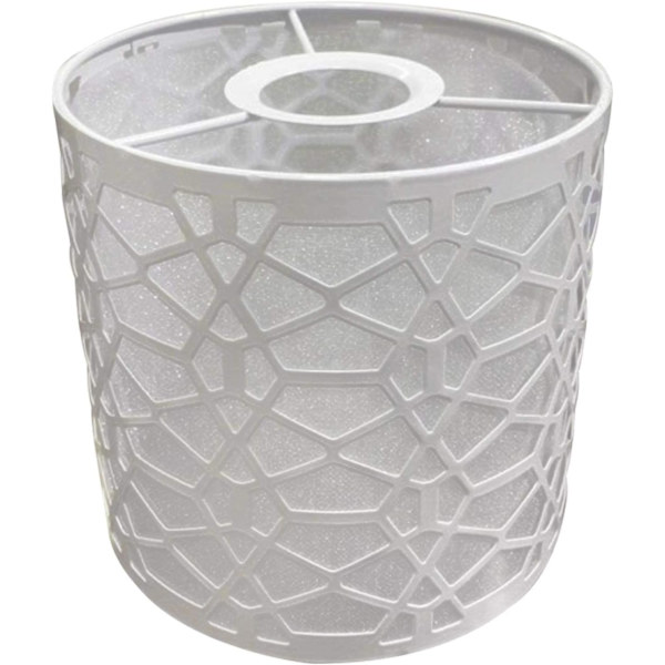 Metallisk Lampskärm, Rund Dekorativ Lampskärm, Modern Järnlampa