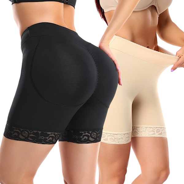 Shapewear Shorts för kvinnor Plus Size Hög midja Body Shaper Tumm