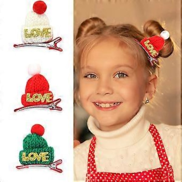 2 stk. Trendy Piger Bløde Hårnåle Halloween Hårspænder Feriefest Hovedbeklædning til Fester og Kontorarrangementer Snowflake Bell Antle