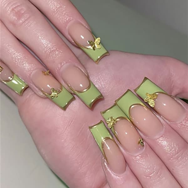 Bär Nagelplåster, Guldrosett Nagelkonst Plåster