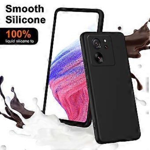 Skal för Xiaomi 13T/13T Pro/K60 Ultra Gummerad 2.2mm Stötsäker TPU Telefonfodral
