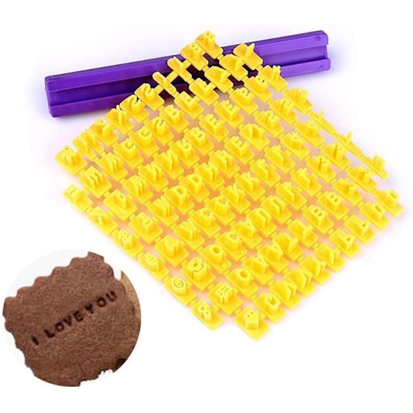 1PC DIY Numero Kirjain Kakku Tulostusmuotti Aakkoset Leimasin Embosser