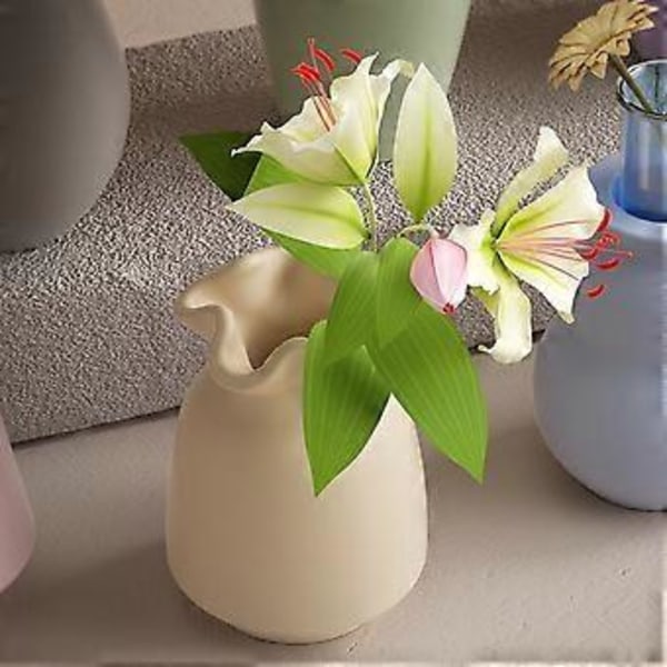 Kristall Epoxihartsformar Provrör Vas Silikonform Gips Cementform DIY Ljusstake Blomsterarrangemang Dekorationer Style 7