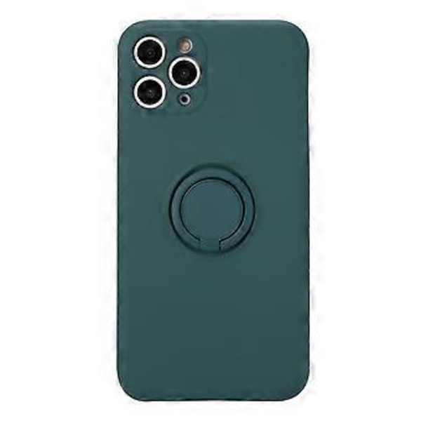 Silikon Ringhållare Skal för iPhone 14 Max Fullständigt Kroppsskydd 360 Ställ Skal med Handrem Stöd Magnetisk Bilhållare