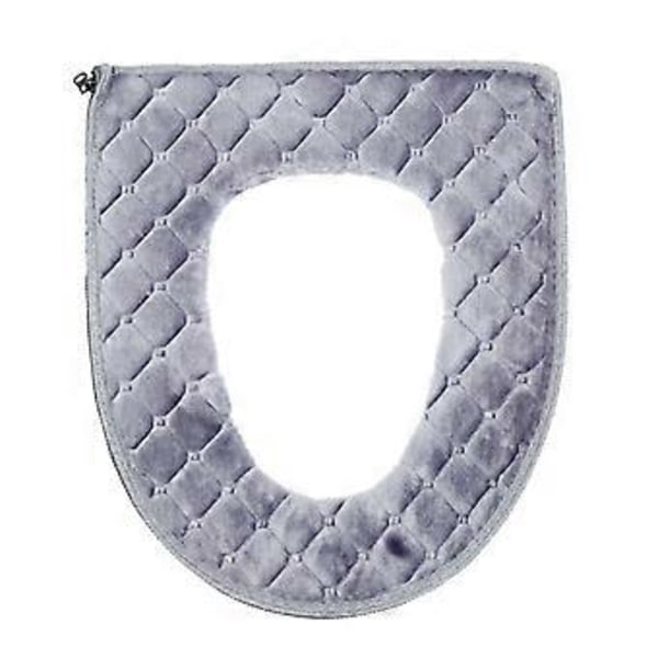 1 st Smidig Förtjockad Toalettsitsöverdrag Allmänt Toalettsitsöverdrag Grey