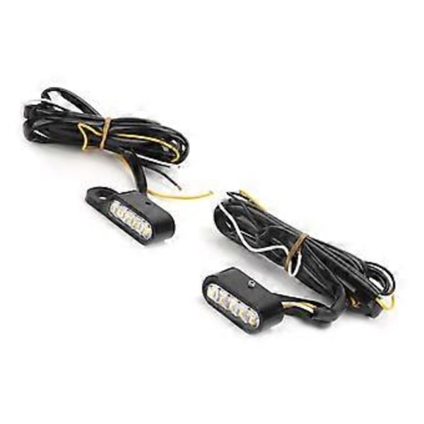 2st DC12V Blinkers Motorcykel LED Indikatorlampa Passar XL 48 72 1200 883 20042020 Svart