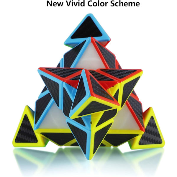 Maomaoyu Pyraminx Kuutio 3x3 3x3x3 Nopeuskuutio Pyramidi Kolmio Ma