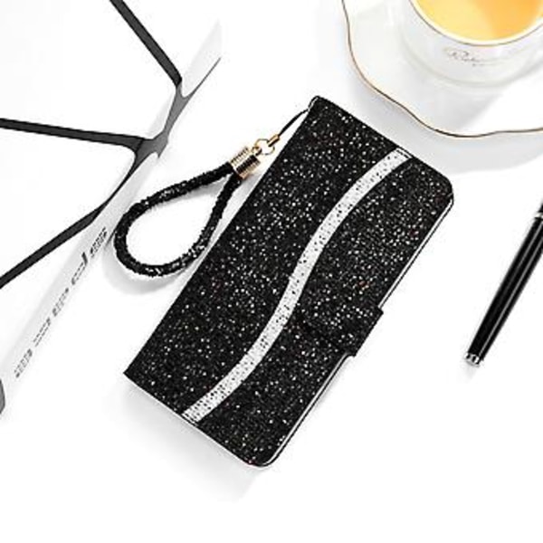 Glitter Pulver Læder Etui til Samsung Galaxy S20 FE