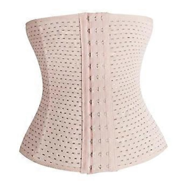 Åndbar talje-abdominal korset bælte Body Shaper Trainer XS (Hudfarve S) Skin Color S