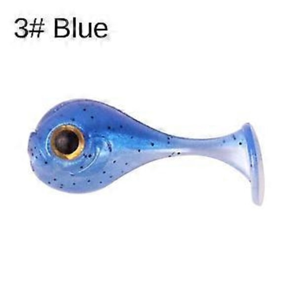 Proleurre Easy Shiner Mjukt Bete Mask Silikon Fiske Lockbete Dubbel Färg Jigg Wobblers