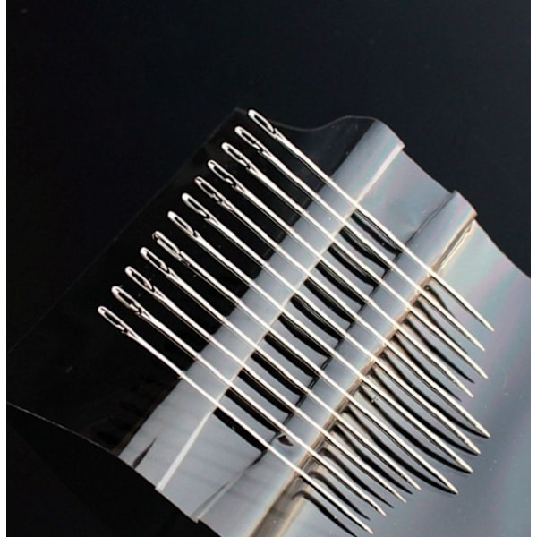 Golden Tail 12 st Easy Threading Needles Blind Needles Open S