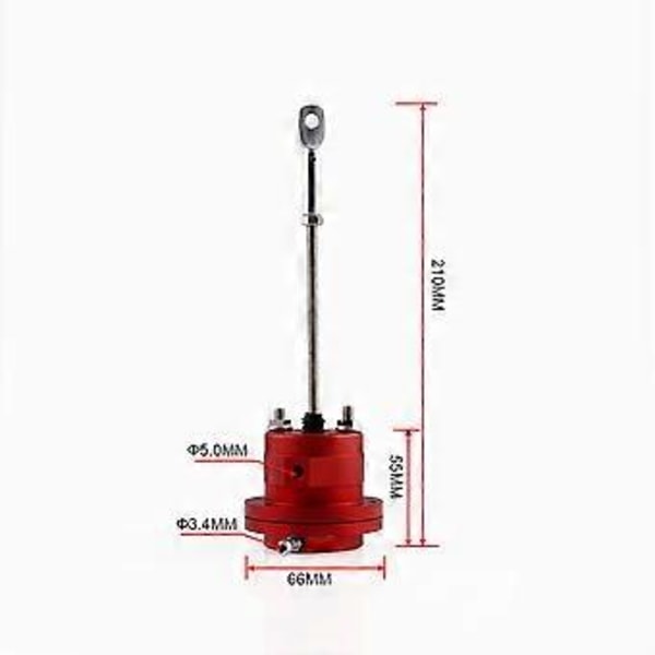 Justerbar Turboaktuator Intern Wastegate Ventil Turbolader Aluminiumslegering Bil Turbo Solenoid Va