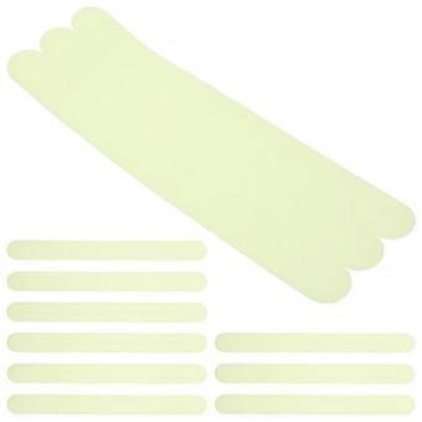 48 stk. Selvklebende fluorescerende trappetape, sklisikre trappeklistremerker, praktiske trappetrinnstrips