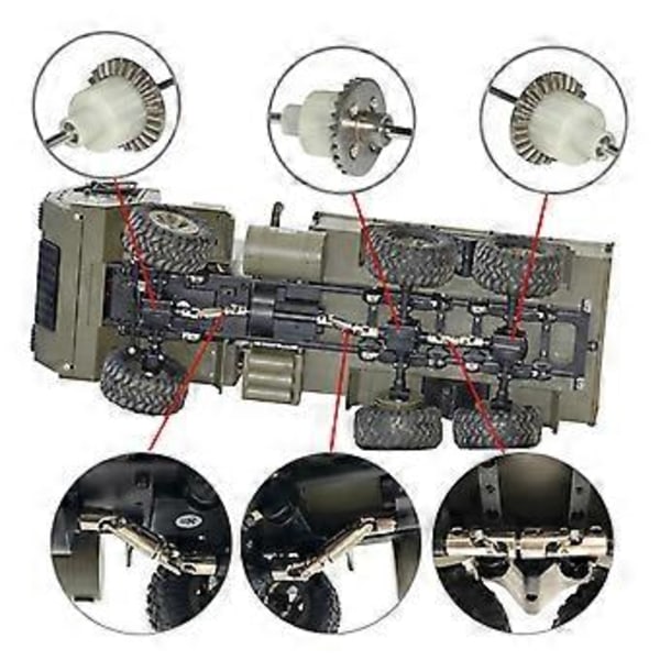RC Bil Framaxel Differential för Q64/Q60 B-36/ RC Modell Uppgraderingsdelar()