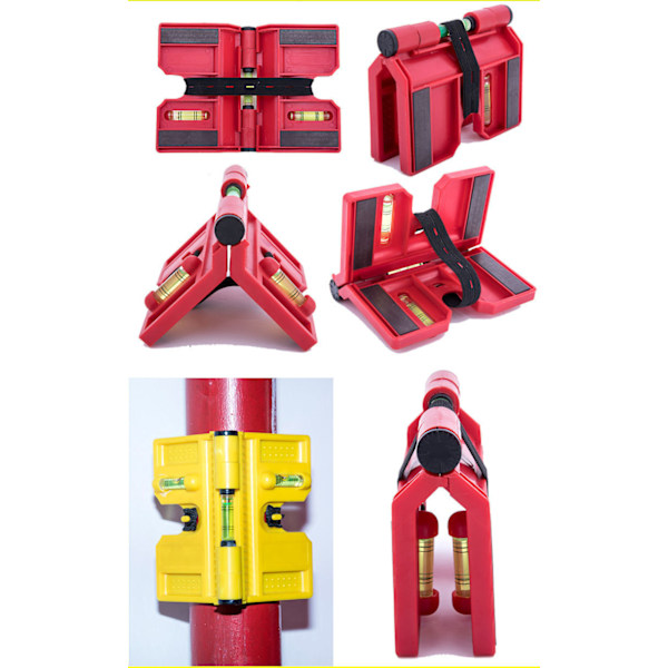 Magnetisk stolpeniveau Foldbar stolpeniveau Rigid stolpeniveau A