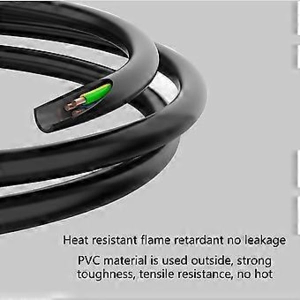 Högstyrke IEC320 C19 till C20 Strömkabel PDU UPS Strömsladd 3-Pin Förlängningssladd Effektiv Strömkabel Tråd 10 cm