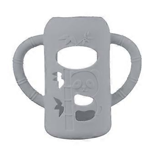 Lasisen tuttipullon suojakotelo silikonisuoja iskunkestävä suunnittelu 120ml/240ml harmaa Gray 120ml