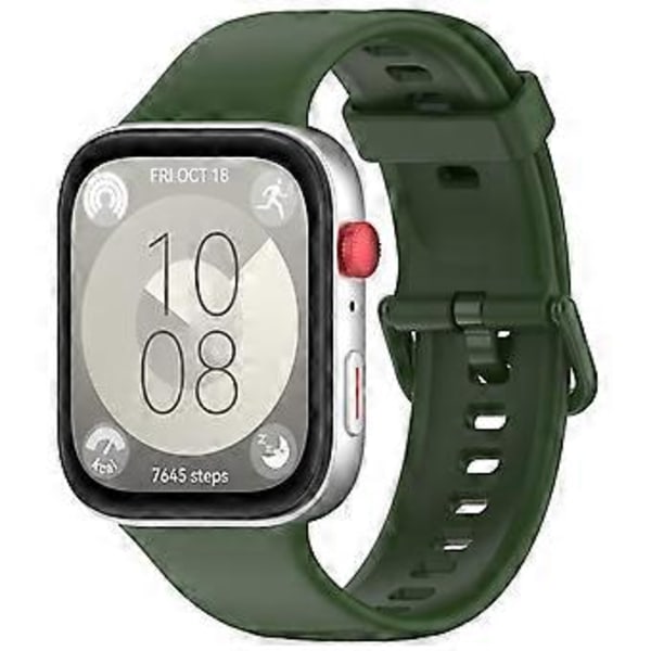 Til Huawei Watch Fit 3 Udskiftningsarmbånd Blød Silikone Urrem Style N