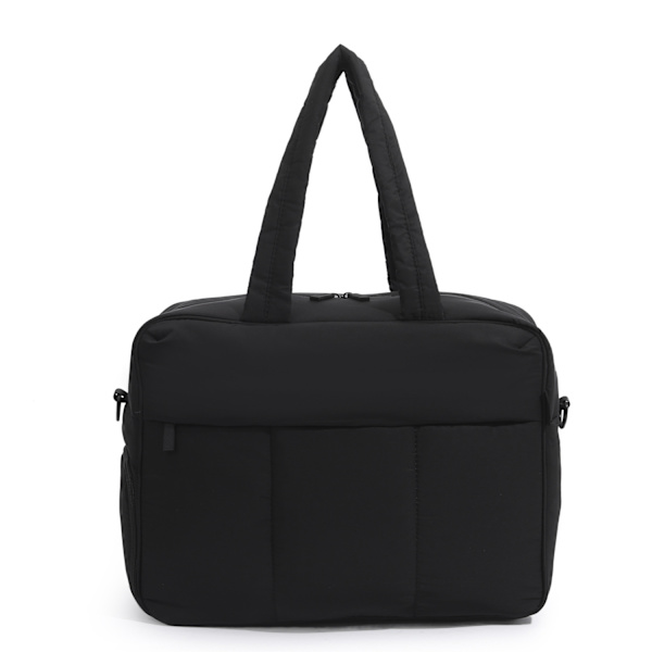 Svart, Tote bag, tørr og våt separasjon, bærbar reiseveske, stor
