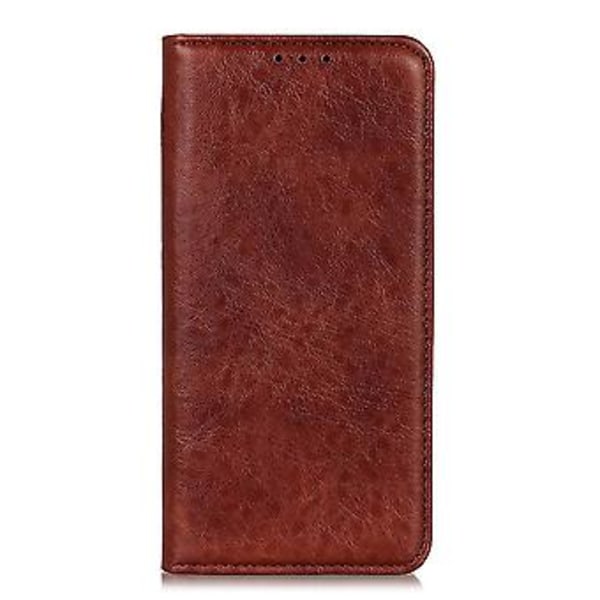 Magnetisk PU-etui med Crazy Horse-tekstur til OnePlus Nord 2 5G Brown