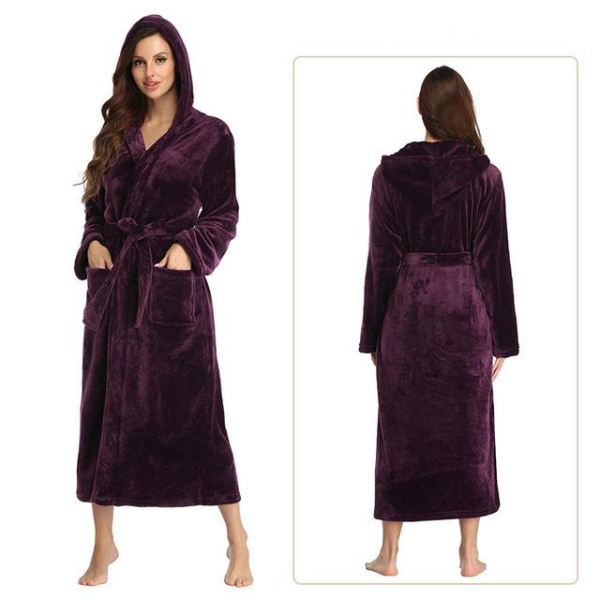Syvän violetti, naisten luksuspyjamat | Super pehmeä yksivärinen päälle