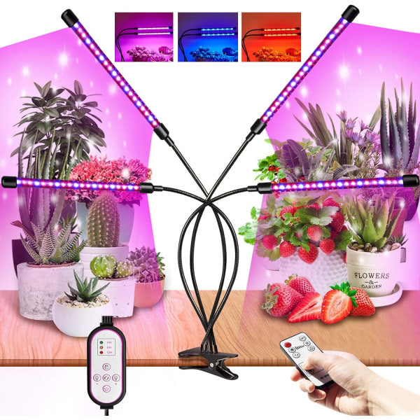 360° Plant Light, Indoor Grow Light, 10 Ljusstyrka Full Sp