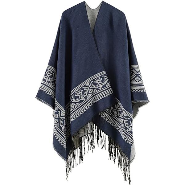 1 kpl Viitta Huivi Elegantti Lämmin Neliö Syksy ja Talvi Naiset Navy B
