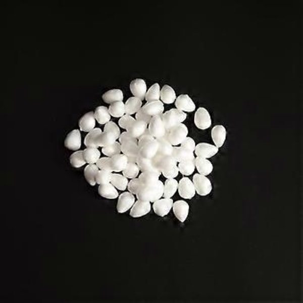 100x Vanddråbe Modellering Polystyren Skum Ornament DIY Håndværk 19mm 19mm 100pcs