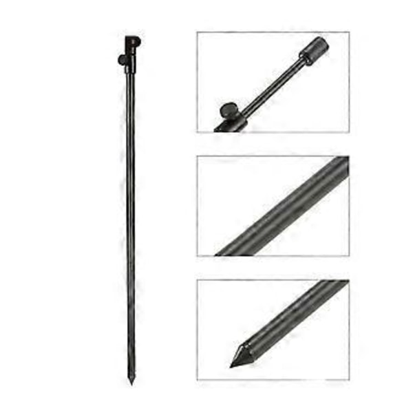 Spöhållare för fiskespö Fällbar hållare Mark Bankstick Fiskespöställ Hållare Insats Markspöstativ Justerbar 30cm 30cm