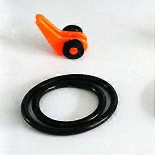 10 stk./5 stk./1 stk. Plast Fiskekrok Sikker Holder Keeper Lure Tilbehør Kroker orange 1pcs