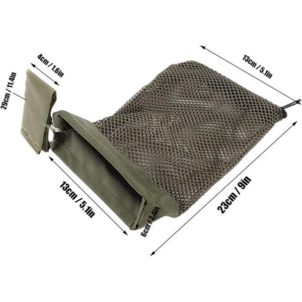 Messinghylsterfanger, Messinghylsteropsamler Nylon Mesh Opsamlerhylsterfanger Udendørs Hylsteropbevaringspose Krog
