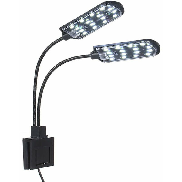 Akvarium klipslampe, vandtæt LED-lys standlys, 220V, lys f