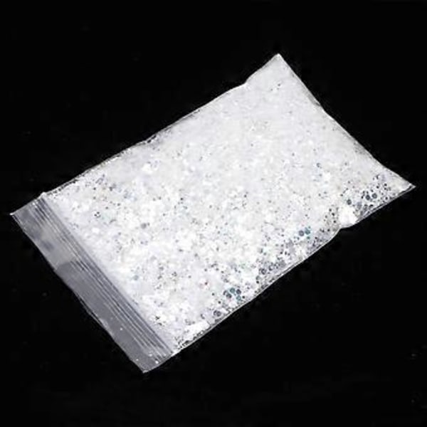 50g Super Bright Glitter Paljetter Hexagonal Form Glitter Ansikte Kropp Öga Nagelkonst Dekoration Glitter