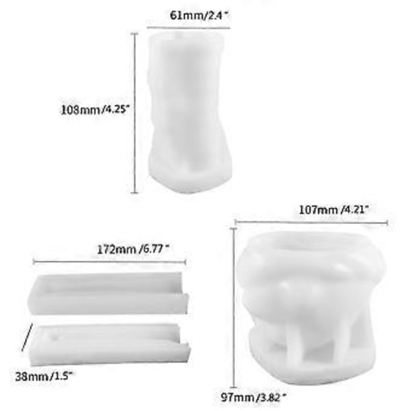 Silikoneform til menneskelige organer, knoglemarv, hånd der holder hjerte, dekorationsform A bone marrow